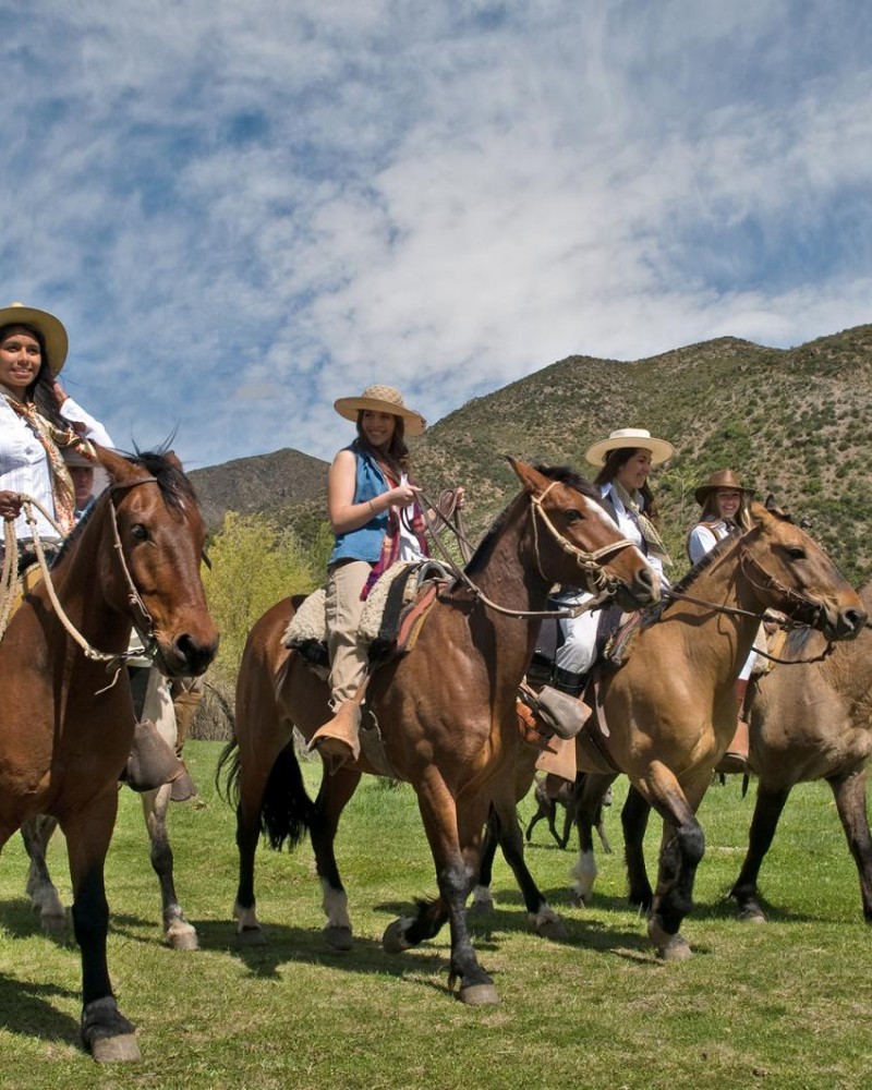 Cavalgada pelos Andes